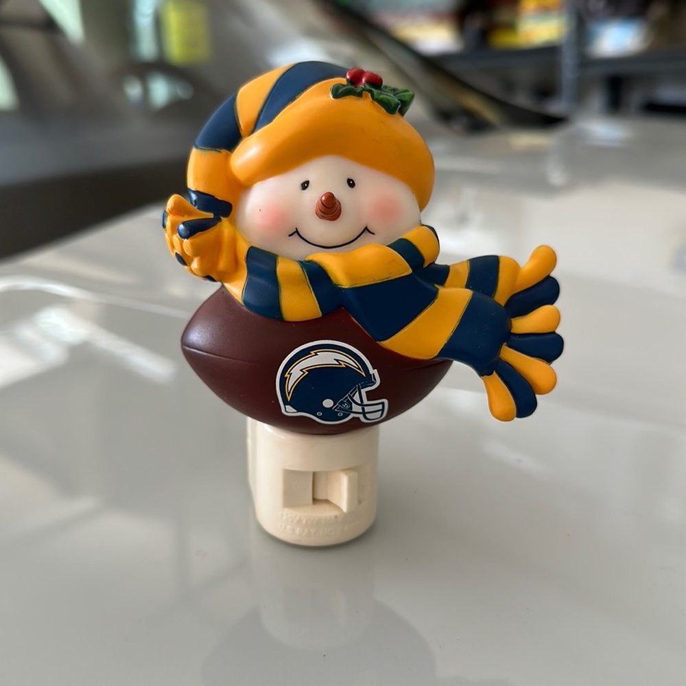 Los Angeles Chargers Snowman Nightlight